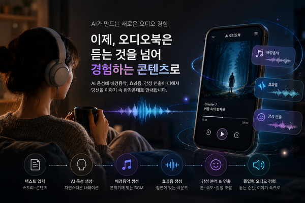[심층분석] 오디오북 '듣는 콘텐츠'의 시대가 온다...AI 음성 시장, 이제... - 뉴스 썸네일 이미지